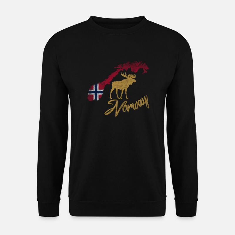 Norway Norwegen - Unisex Sweatshirt - black
