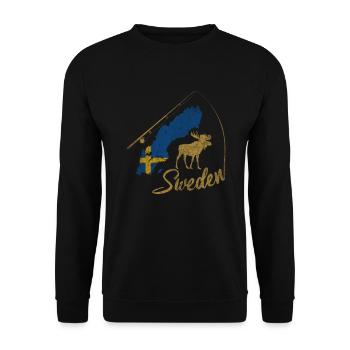 Sweden Schweden - Unisex Pullover - Schwarz - Vorne - Alina (178cm) & Michal (187cm)