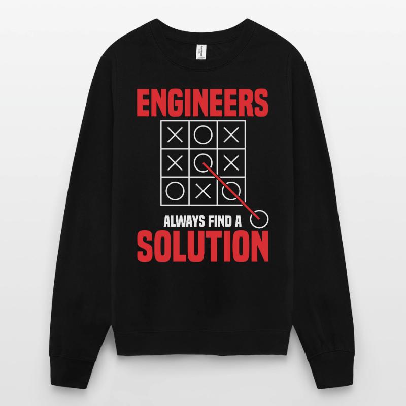 Engineers Always Find A Solution Engineering Appar Unisex Pullover