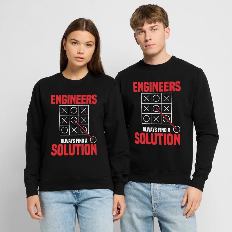 Engineers Always Find A Solution Engineering Appar Unisex Pullover