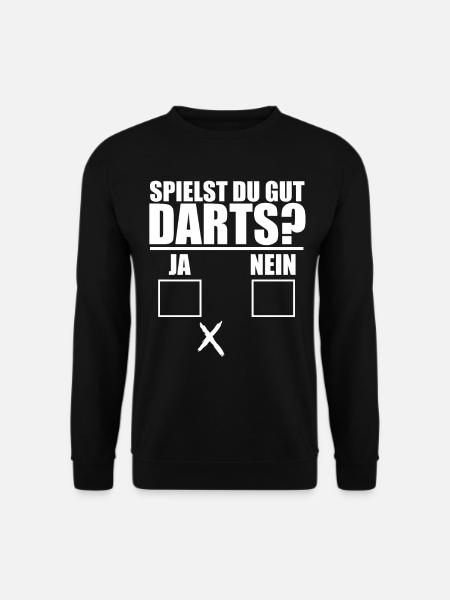 Darts Dart - Unisex Pullover - Schwarz