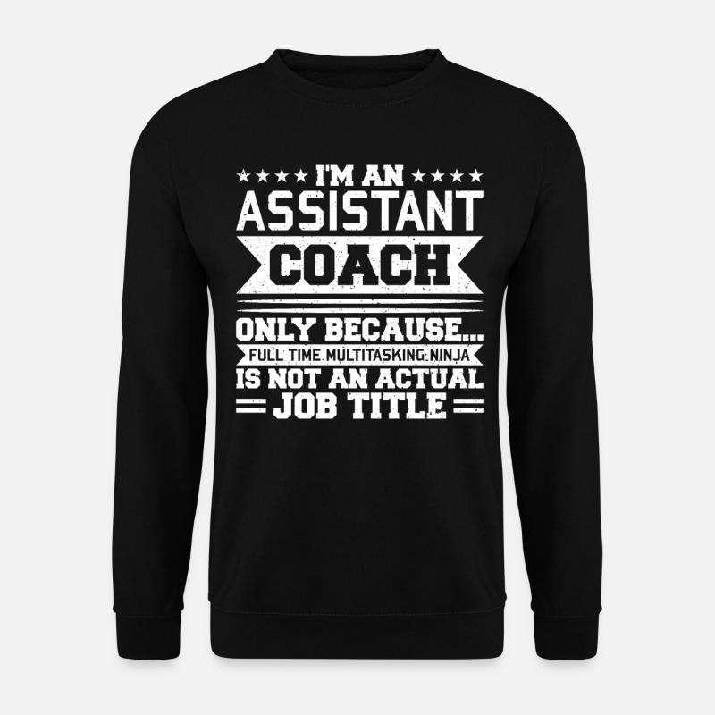 Assistenztrainer Co-Trainer Trainer - Unisex Pullover - Schwarz