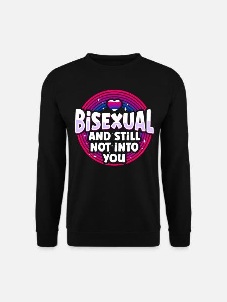 Bisexual Bi Pride Flag Bisexual - Unisex Sweatshirt - black