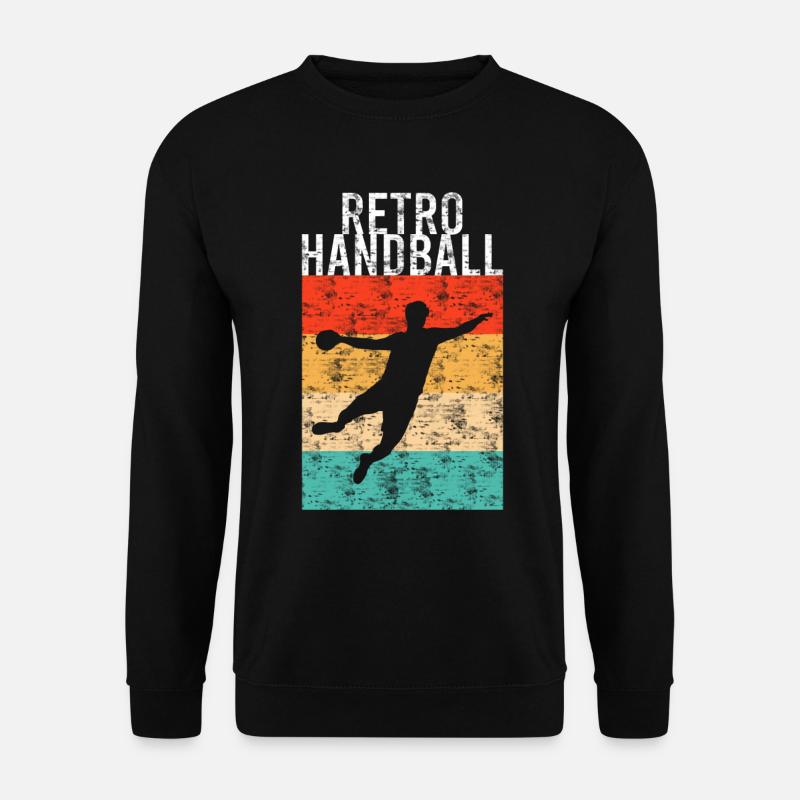 Retro Handball - Unisex Sweatshirt - black