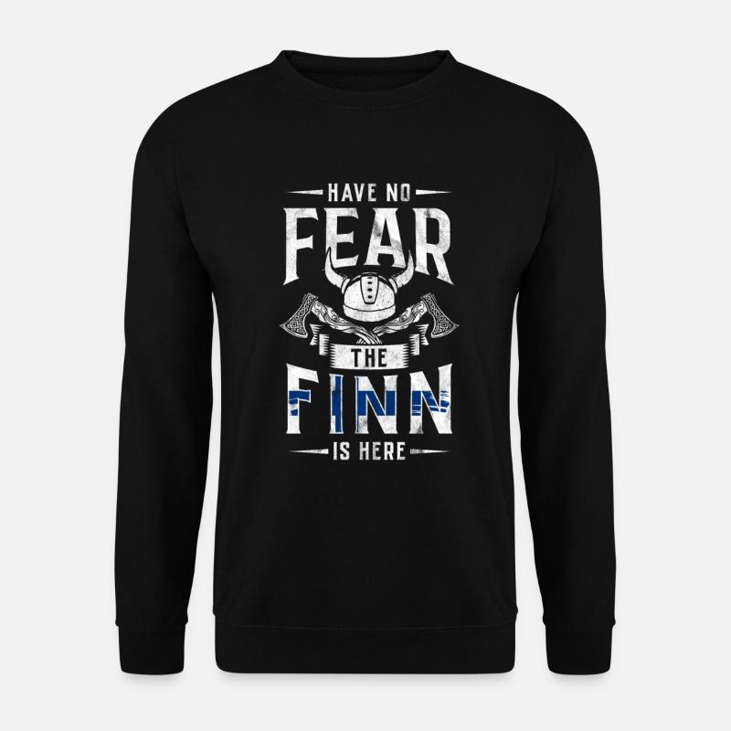 Finnland Geschenk Skandinavien Finland Suomi Finne - Unisex Pullover - Schwarz