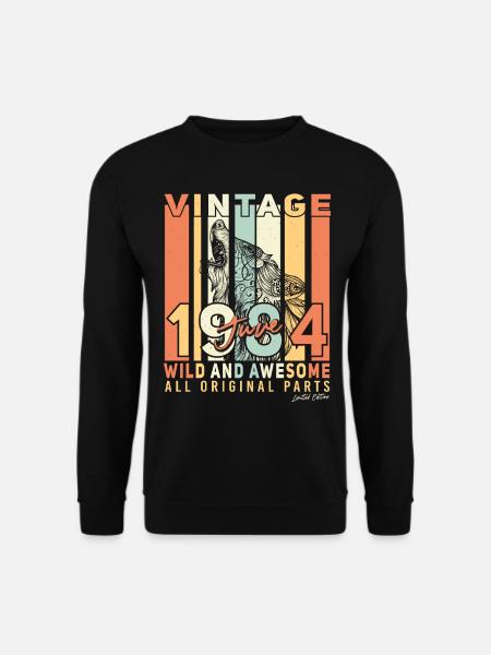 Geboren Juni 1984 - Unisex Pullover - Schwarz