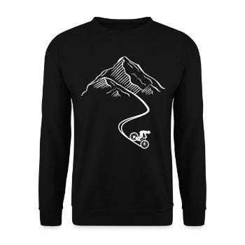 Enduro VTT VTT Équitation - Sweat-shirt Unisexe - noir - Devant - Alina (178cm) & Michal (187cm)