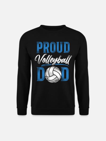 Volleyball Player Team Dad Father - Unisex Sweatshirt - black