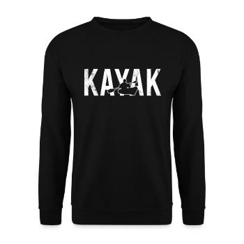 Kayak - Unisex Pullover - Schwarz - Vorne - Alina (178cm) & Michal (187cm)