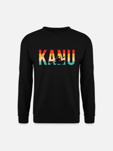 Kanu fahren - Unisex Pullover - Schwarz