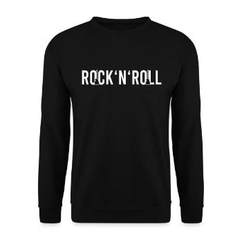 Rock n Roll - Sweat-shirt Unisexe - noir - Devant - Alina (178cm) & Michal (187cm)