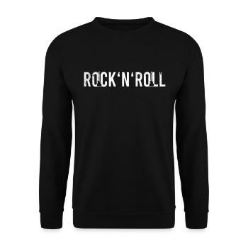 Rock n Roll - Sweat-shirt Unisexe - noir - Devant - Alina (178cm) & Michal (187cm)
