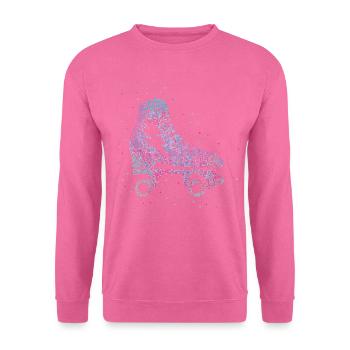 Skater Rollschuhfahren Rollschuhe - Unisex Pullover - Pink - Vorne