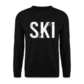 Ski - Sweat-shirt Unisexe - noir - Devant - Alina (178cm) & Michal (187cm)