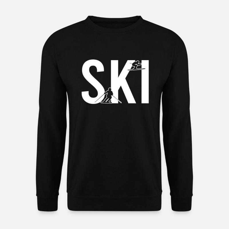 Ski - Sweat-shirt Unisexe - noir
