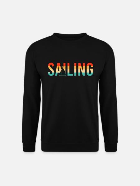 Sailing sailing retro - Unisex Sweatshirt - black