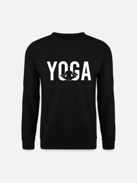 Yoga - Unisex Sweatshirt - black