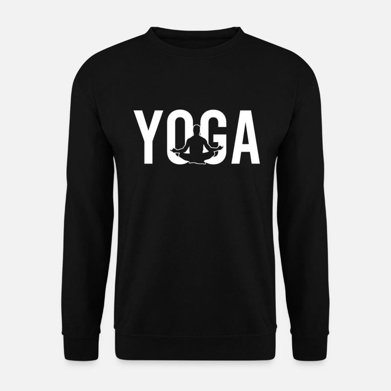 Yoga - Unisex Sweatshirt - black