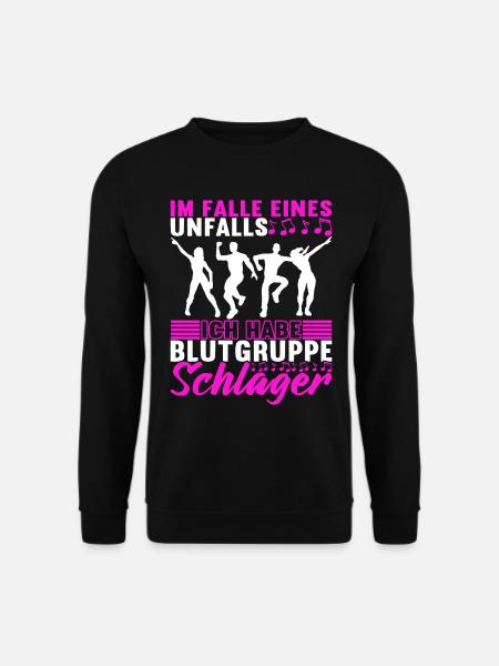 Schlager Schlagerparty - Unisex Pullover - Schwarz