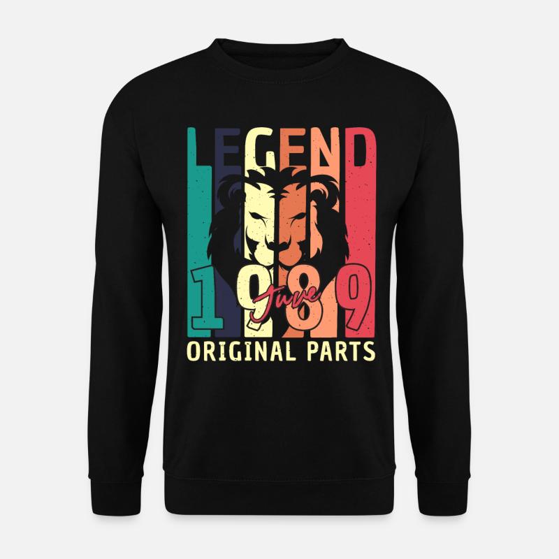 Born 1989 June - Unisex Sweatshirt - black