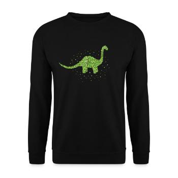 Brachiosaurus Dinosaure Dino Cadeau - Sweat-shirt Unisexe - noir - Devant - Alina (178cm) & Michal (187cm)