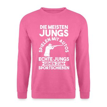 Schießsport Sportschießen Schützenverein - Unisex Pullover - Pink - Vorne
