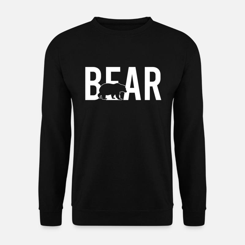 Ours ours - Sweat-shirt Unisexe - noir