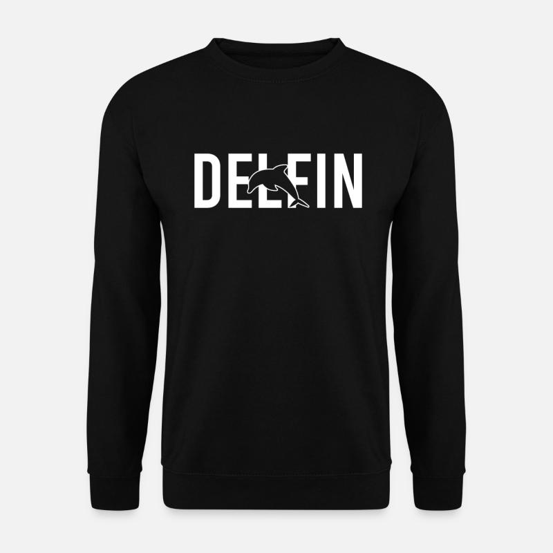 Dolphin - Unisex Sweatshirt - black
