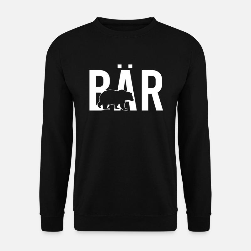 Ours - Sweat-shirt Unisexe - noir
