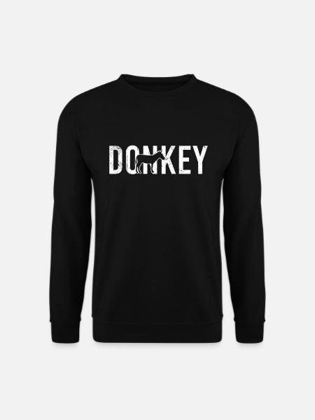 Âne âne - Sweat-shirt Unisexe - noir