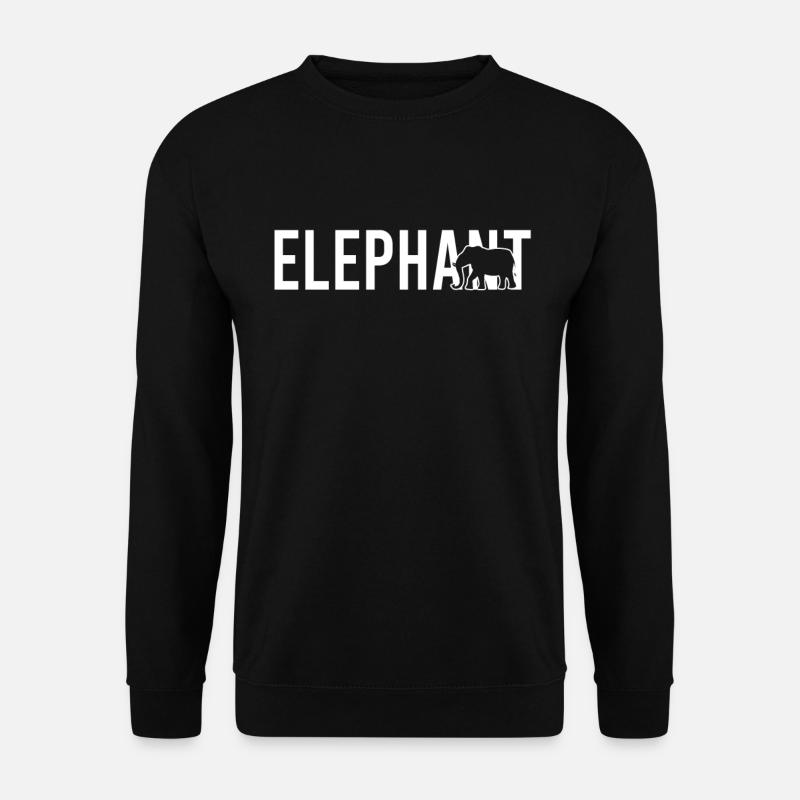 Elephant elephant - Unisex Sweatshirt - black