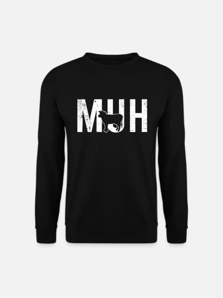 Kuh Muh Fun - Unisex Pullover - Schwarz