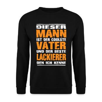 Lackierer - Unisex Pullover - Schwarz - Vorne - Alina (178cm) & Michal (187cm)