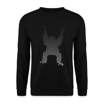 Orang Utan - Unisex Pullover - Schwarz - Vorne - Alina (178cm) & Michal (187cm)