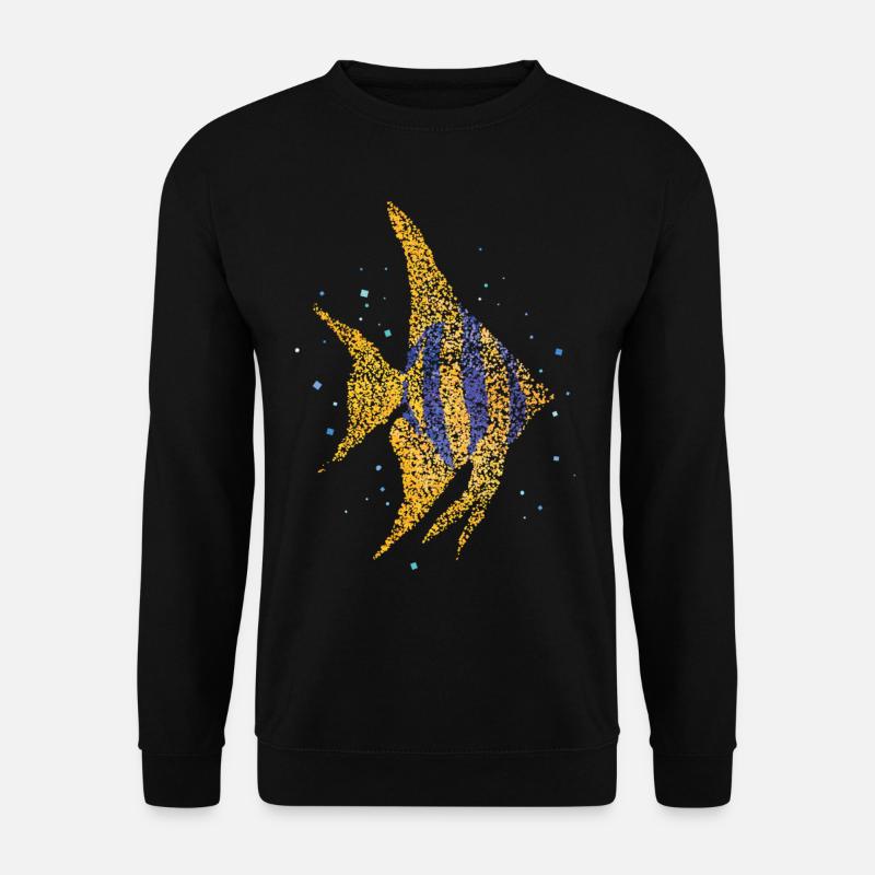 Skalar Zierfische Aquarium Aquaristik - Unisex Pullover - Schwarz