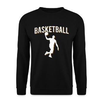 Basket-ball - Sweat-shirt Unisexe - noir - Devant - Alina (178cm) & Michal (187cm)