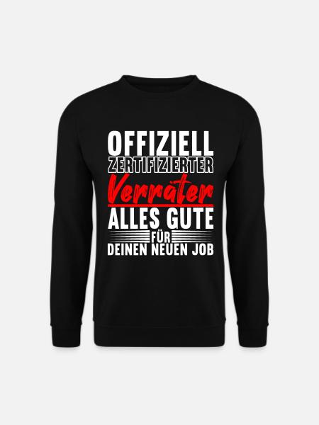 Abschiedsgeschenk Jobwechsel Kollege - Unisex Pullover - Schwarz