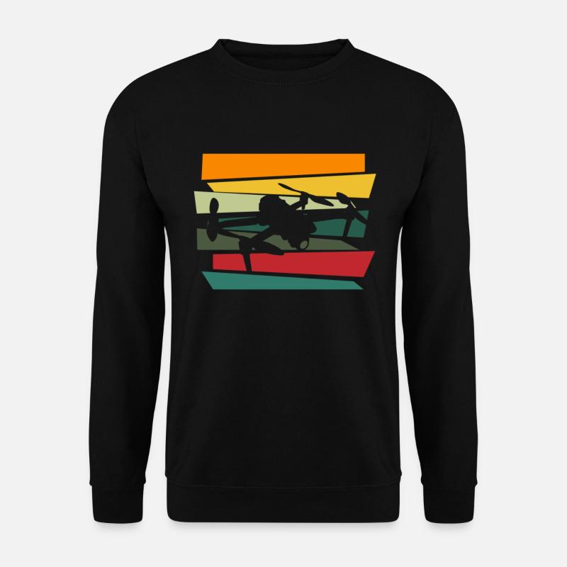 Drone Drone Drone Pilote Quadcopter - Sweat-shirt Unisexe - noir