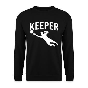 Gardien de but - Sweat-shirt Unisexe - noir - Devant - Alina (178cm) & Michal (187cm)
