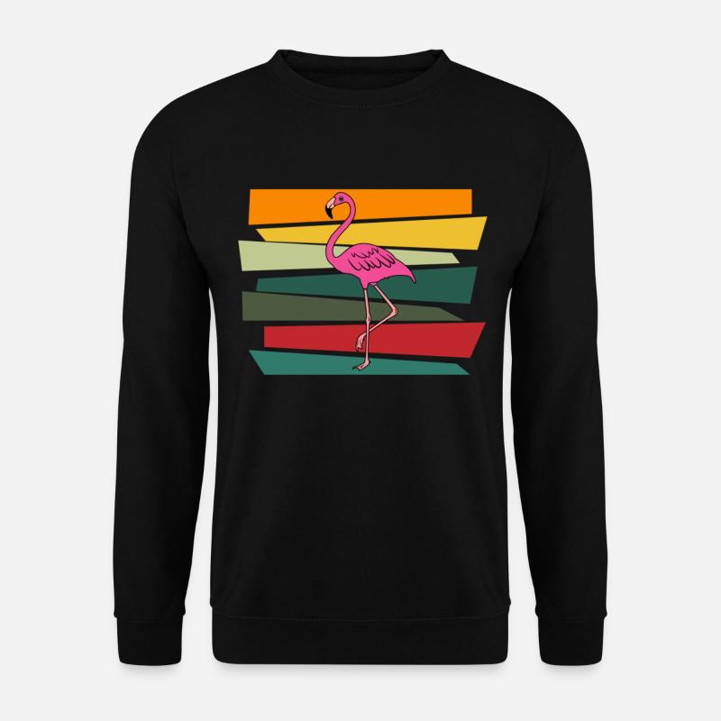 Flamingo Pink Flamingo Flamingo Geschenk - Unisex Pullover - Schwarz