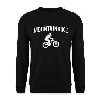 Mountainbike - Unisex Pullover - Schwarz - Vorne - Alina (178cm) & Michal (187cm)