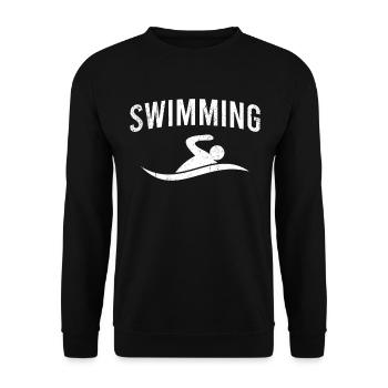 Nager - Sweat-shirt Unisexe - noir - Devant - Alina (178cm) & Michal (187cm)