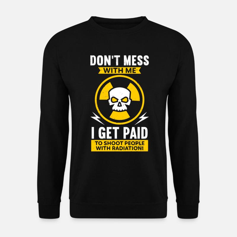Radiologe Radiologie MRT CT Röntgengerät Röntgen - Unisex Pullover - Schwarz