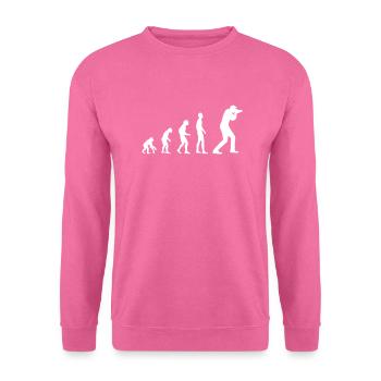 Evolution Fotograf Fotograph Photograph - Unisex Pullover - Pink - Vorne