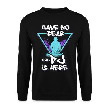 DISC JOCKEY - Unisex Sweatshirt - black - Front - Alina (178cm) & Michal (187cm)