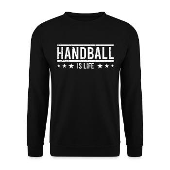 Dicton handball - Sweat-shirt Unisexe - noir - Devant - Alina (178cm) & Michal (187cm)