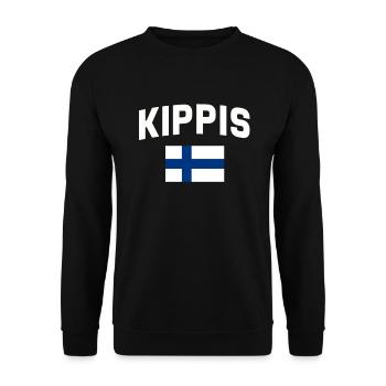 Finlande Gift Scandinavia Finlande Suomi Finne - Sweat-shirt Unisexe - noir - Devant - Alina (178cm) & Michal (187cm)