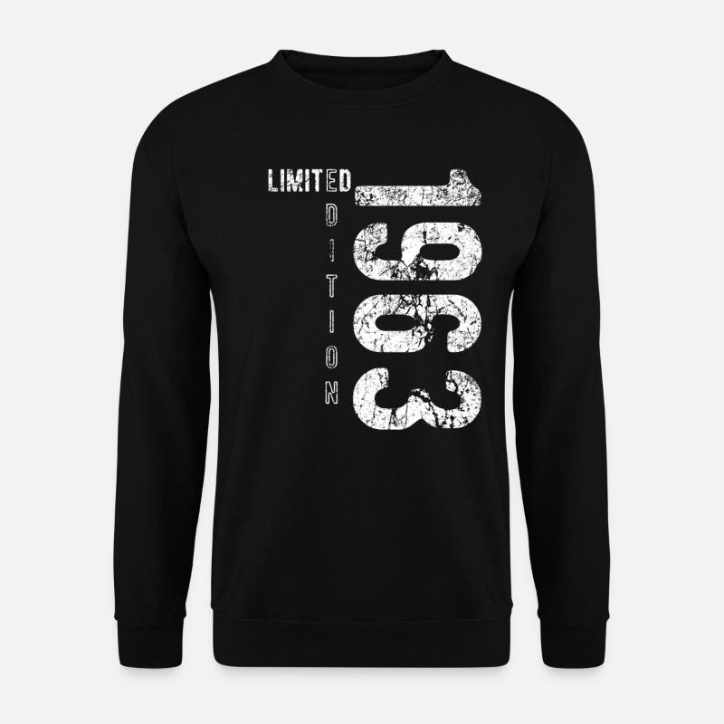 Limited Edition 1963 Geburtstag Jahrgang 1963 - Unisex Pullover - Schwarz