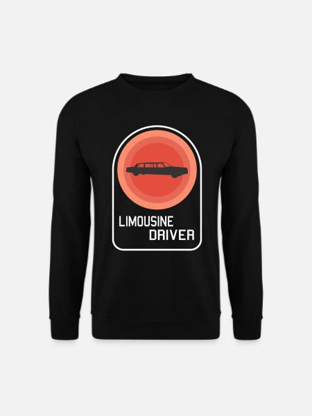 Hipster Limousine Present Idea - Unisex Sweatshirt - black