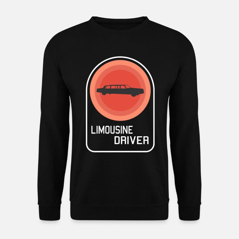 Hipster Limousine Present Idea - Unisex Sweatshirt - black